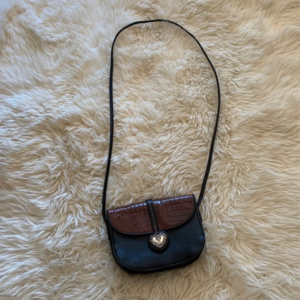 Brighton leather western crossbody purse